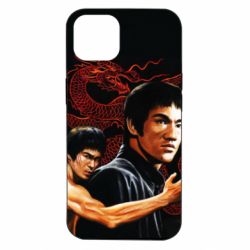 Чехол для iPhone 14 Брюс Ли рисунок - PrintSalon