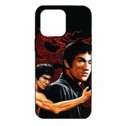 Чехол для iPhone 14 Pro Max Брюс Ли рисунок - PrintSalon