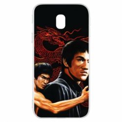 Чехол для Samsung J3 2017 Брюс Ли рисунок - PrintSalon