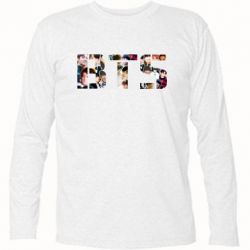 Футболка с длинным рукавом BTS collage - PrintSalon
