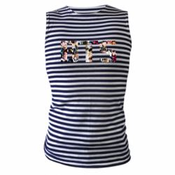 Майка-тельняшка BTS collage - PrintSalon