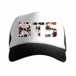 Кепка-тракер BTS collage - PrintSalon
