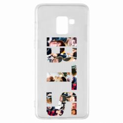 Чехол для Samsung A8+ 2018 BTS collage - PrintSalon