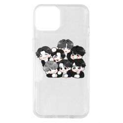 Чехол для iPhone 14 BTS Cute Art
