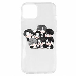 Чохол для iPhone 14 Plus BTS Cute Art - PrintSalon