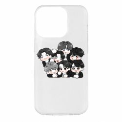 Чохол для iPhone 14 Pro BTS Cute Art - PrintSalon