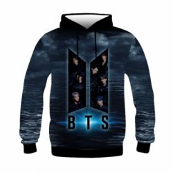 Дитяче 3D худі BTS Dark Angels-PrintSalon Дитяче 3D худі BTS Dark Angels