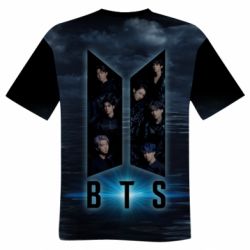 Мужская футболка 3D BTS Dark Angels - PrintSalon
