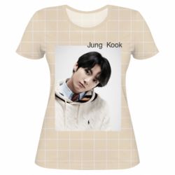 Женская футболка 3D BTS Jung  Kook - PrintSalon