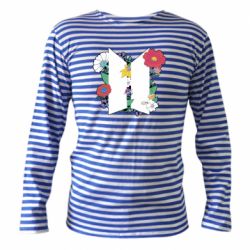 Тельняшка с длинным рукавом BTS Map Of The Soul 7 - PrintSalon