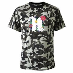 Камуфляжная футболка BTS Map Of The Soul 7 - PrintSalon