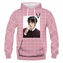 Мужское 3D худи BTS V - PrintSalon