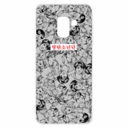 Чехол для Samsung A8 2018 BTS 방탄소년단 - PrintSalon