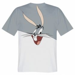 Чоловіча футболка 3D Bugs bunny muzzle - PrintSalon