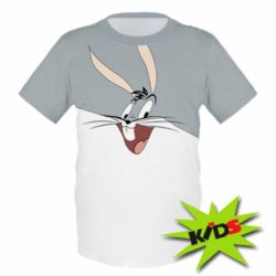 Детская 3D футболка Bugs bunny muzzle