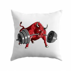 Подушка Bull with a barbell