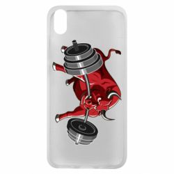 Чехол для Xiaomi Redmi 7A Bull with a barbell - PrintSalon
