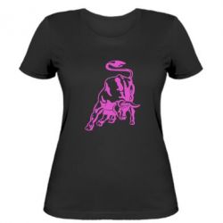 Женская футболка Bull - PrintSalon