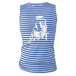 Майка-тельняшка Bull - PrintSalon