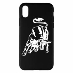 Чехол для iPhone X/Xs Bull - PrintSalon