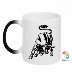 Чашка-хамелеон Bull - PrintSalon
