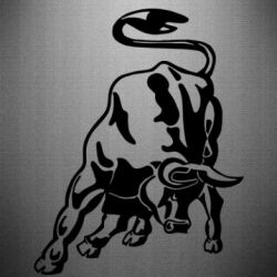 Наклейка Bull - PrintSalon