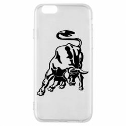 Чехол для iPhone 6/6S Bull - PrintSalon