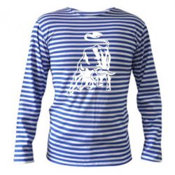 Тельняшка с длинным рукавом Bull - PrintSalon