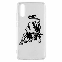 Чехол для Huawei P20 Bull - PrintSalon