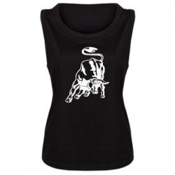 Женская майка Bull - PrintSalon