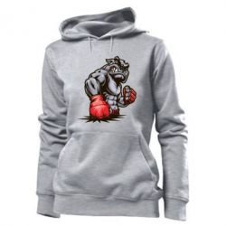 Женское худи Bulldog MMA - PrintSalon
