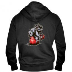 Мужское худи на молнии Bulldog MMA - PrintSalon