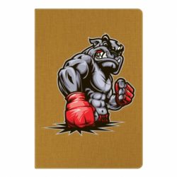 Блокнот с принто Bulldog MMA - PrintSalon