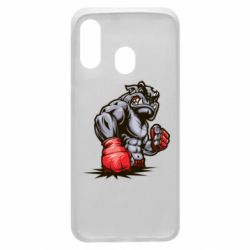 Чехол для Samsung A40 Bulldog MMA - PrintSalon
