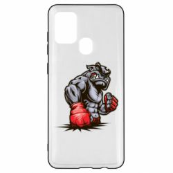 Чехол для Samsung A21s Bulldog MMA - PrintSalon