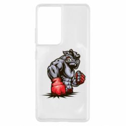 Чехол для Samsung S21 Ultra Bulldog MMA - PrintSalon