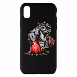 Чехол для iPhone X/Xs Bulldog MMA - PrintSalon