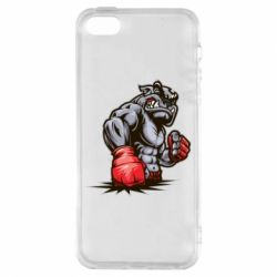 Чехол для iPhone5/5S/SE Bulldog MMA - PrintSalon