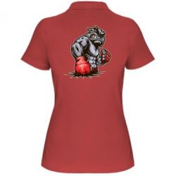 Женское поло Bulldog MMA - PrintSalon
