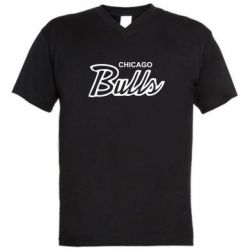 Чоловіча футболка з V-подібним вирізом Bulls from Chicago - PrintSalon