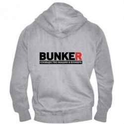 Мужское худи на молнии Bunker-PrintSalon Мужское худи на молнии Bunker