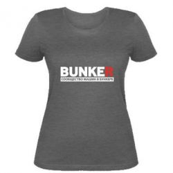 Женская футболка Bunker - PrintSalon