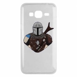Чехол для Samsung J3 2016 Bust of Mandalorian - PrintSalon