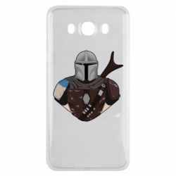 Чехол для Samsung J7 2016 Bust of Mandalorian
