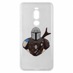 Чехол для Meizu Note 8 Bust of Mandalorian - PrintSalon