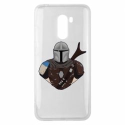 Чехол для Xiaomi Pocophone F1 Bust of Mandalorian - PrintSalon