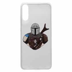 Чехол для Samsung A70 Bust of Mandalorian - PrintSalon