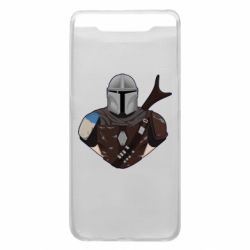 Чехол для Samsung A80 Bust of Mandalorian - PrintSalon