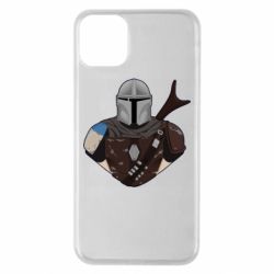 Чехол для iPhone 11 Pro Max Bust of Mandalorian - PrintSalon