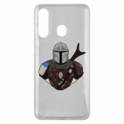 Чехол для Samsung M40 Bust of Mandalorian - PrintSalon